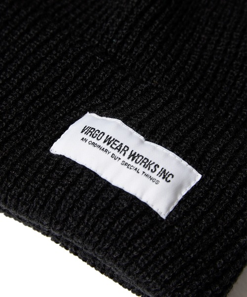 VIRGOwearworks（ヴァルゴウェアワークス）の「S/T knit cap（ニットキャップ/ビーニー・メンズ・ブラック/グレー/クリーム・FREE）」の8枚目の写真