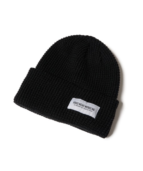 VIRGOwearworks（ヴァルゴウェアワークス）の「S/T knit cap（ニットキャップ/ビーニー・メンズ・ブラック/グレー/クリーム・FREE）」の5枚目の写真