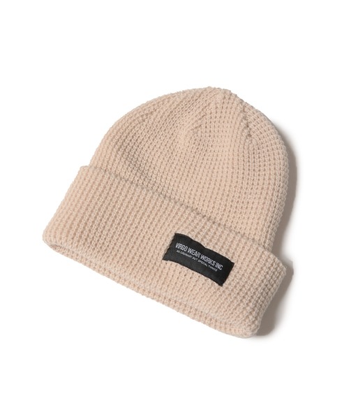 VIRGOwearworks（ヴァルゴウェアワークス）の「S/T knit cap（ニットキャップ/ビーニー・メンズ・ブラック/グレー/クリーム・FREE）」の6枚目の写真