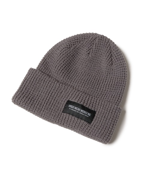 VIRGOwearworks（ヴァルゴウェアワークス）の「S/T knit cap（ニットキャップ/ビーニー・メンズ・ブラック/グレー/クリーム・FREE）」の7枚目の写真