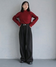 cheriella | 【cheriella】ベルト付きタックワイドパンツ(その他パンツ)