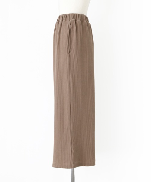 n'OrLABEL（ノアールレーベル）の「『リブニットソースカート』（スカート・レディース・チャコール/モカ/ブラック・1/2）」の20枚目の写真