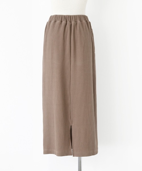 n'OrLABEL（ノアールレーベル）の「『リブニットソースカート』（スカート・レディース・チャコール/モカ/ブラック・1/2）」の21枚目の写真