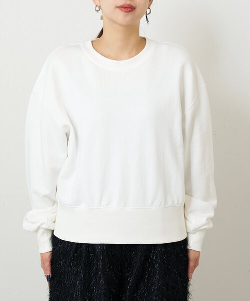 Jena espace merveilleux(ジェナ エスパスメルヴェイユ)の「クルーネックショートプルオーバー(Tシャツ/カットソー・レディース・グレー/オフホワイト/パープル・FREE)」の10枚目の写真