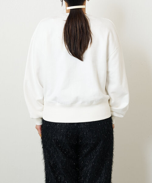 Jena espace merveilleux(ジェナ エスパスメルヴェイユ)の「クルーネックショートプルオーバー(Tシャツ/カットソー・レディース・グレー/オフホワイト/パープル・FREE)」の12枚目の写真