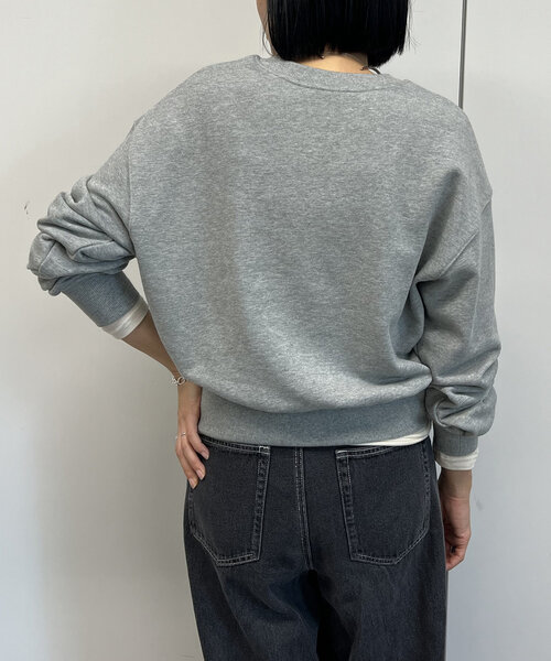 Jena espace merveilleux(ジェナ エスパスメルヴェイユ)の「クルーネックショートプルオーバー(Tシャツ/カットソー・レディース・グレー/オフホワイト/パープル・FREE)」の19枚目の写真