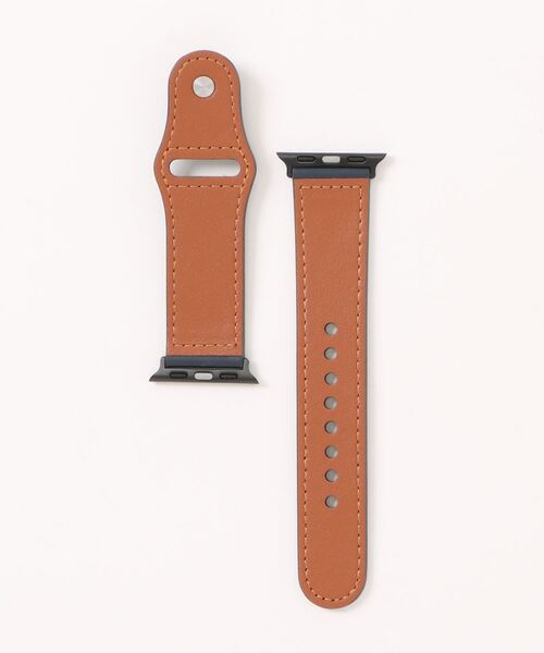 Fun & Daily（ファンアンドデイリー）の「F&D :  フェイクレザーレトロ Apple Watch Band（デジタル腕時計・レディース・ネイビー/ブラウン/ブラック・40mm/44mm）」の4枚目の写真