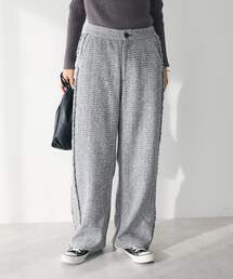 ツイードストレートパンツ