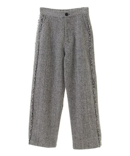 CRAFT STANDARD BOUTIQUE（クラフトスタンダードブティック）の「ツイードストレートパンツ（その他パンツ・レディース・グレー/モカ・M/L）」の6枚目の写真