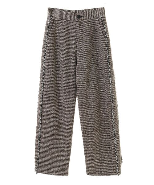 CRAFT STANDARD BOUTIQUE（クラフトスタンダードブティック）の「ツイードストレートパンツ（その他パンツ・レディース・グレー/モカ・M/L）」の7枚目の写真