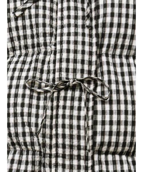 merry jenny（メリージェニー）の「ribbon paddedジャケット　/　リボンパデットジャケット（ダウンジャケット/コート・レディース・ブラック/ライトグレー/その他1/オフホワイト・FREE）」の20枚目の写真