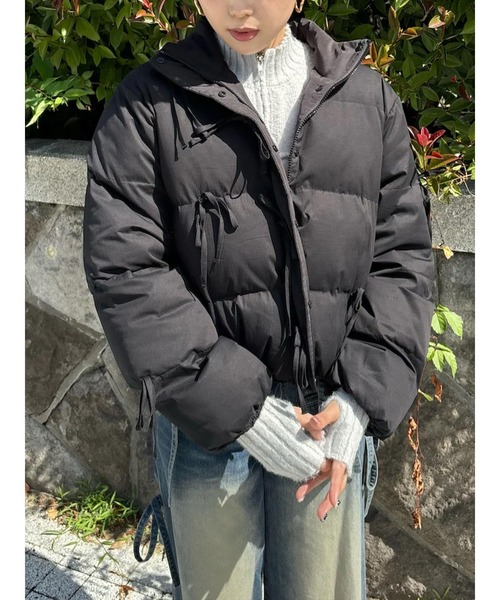 merry jenny ribbon padded ジャケット merry jenny(メリージェニー)の「ribbon paddedジャケット