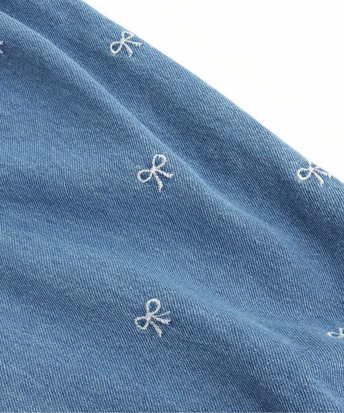 algy（アルジー）の「りぼんデニムGジャン（デニムジャケット・キッズ・ブラック/サックスブルー・XX-SMALL/X-SMALL/MEDIUM/SMALL）」の16枚目の写真