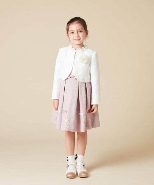 a.v.v（アーヴェヴェ）の「[18-20cm][CEREMONY STYLE]リボンヒールパンプス（パンプス・キッズ・ブラック/ホワイト・19/20/18）」の11枚目の写真