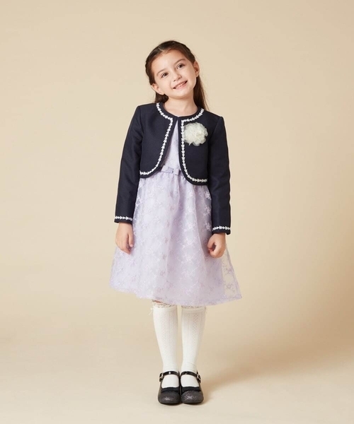 a.v.v（アーヴェヴェ）の「[18-20cm][CEREMONY STYLE]リボンヒールパンプス（パンプス・キッズ・ブラック/ホワイト・19/20/18）」の20枚目の写真