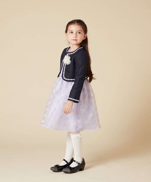a.v.v（アーヴェヴェ）の「[18-20cm][CEREMONY STYLE]リボンヒールパンプス（パンプス・キッズ・ブラック/ホワイト・19/20/18）」の21枚目の写真