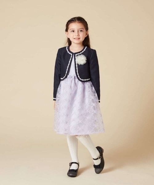 a.v.v（アーヴェヴェ）の「[18-20cm][CEREMONY STYLE]リボンヒールパンプス（パンプス・キッズ・ブラック/ホワイト・19/20/18）」の22枚目の写真
