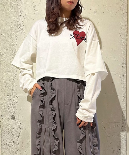 MILK(ミルク)の「Double Sleeve Tシャツ(Tシャツ/カットソー・レディース・B/A/C・FREE)」の2枚目の写真