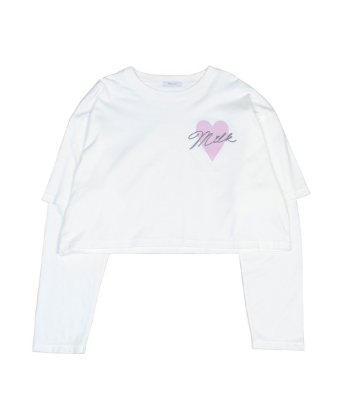 MILK(ミルク)の「Double Sleeve Tシャツ(Tシャツ/カットソー・レディース・B/A/C・FREE)」の4枚目の写真