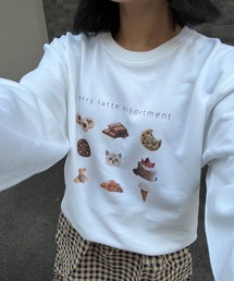 merrylatte（メリーラテ）の「【軽量】merry latte assortment トレーナー　スウェット（スウェット）」