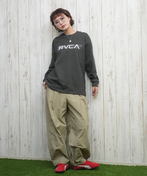 Dickies（ディッキーズ）の「Dickies/ディッキーズ ナイロンバルーンパンツ 81120700（スラックス・レディース・ブラック/ベージュ・M/L）」の14枚目の写真