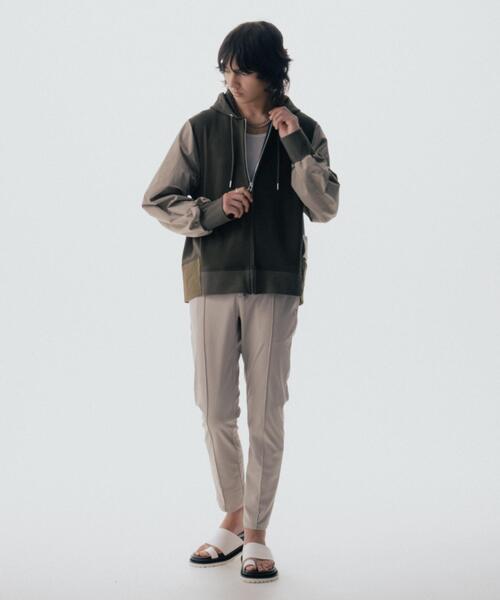 Maison ULA(メゾンウラ)の「Maison ULA/メゾン ウラ/ミリタリーフーディ(パーカー・メンズ・カーキ/ブラック・1/2)」の8枚目の写真