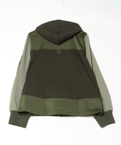 Maison ULA(メゾンウラ)の「Maison ULA/メゾン ウラ/ミリタリーフーディ(パーカー・メンズ・カーキ/ブラック・1/2)」の10枚目の写真