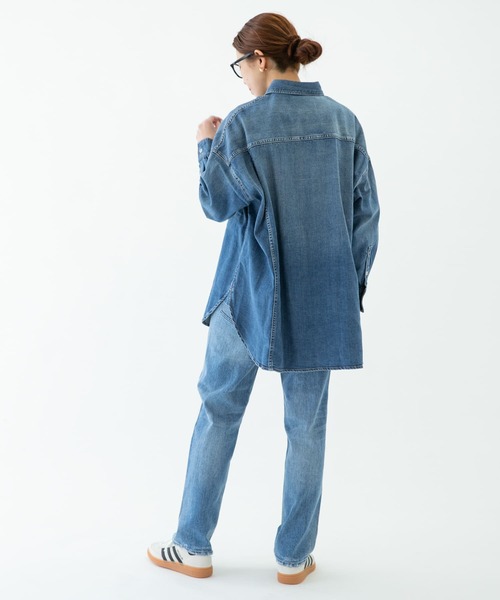 Healthy denim(ヘルシーデニム)の「Healthy DENIM Almond(シャツ/ブラウス・レディース・インディゴブルー・0)」の9枚目の写真