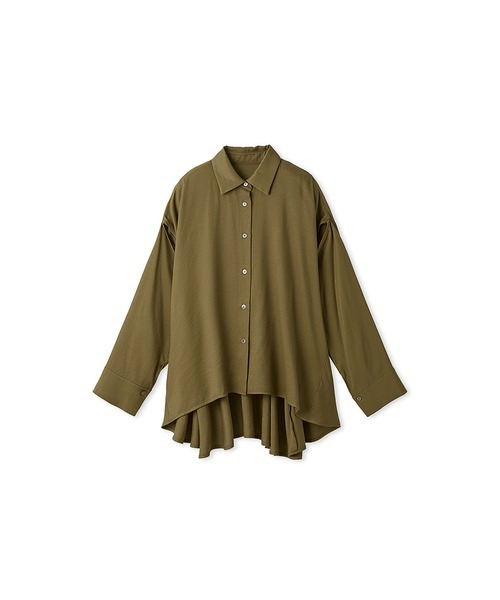 styling/(スタイリング)の「スリットフレア2WAYシャツ(シャツ/ブラウス・レディース・サックスブルー/ライム/ホワイト/カーキ・FREE)」の20枚目の写真