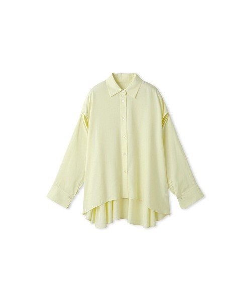 styling/(スタイリング)の「スリットフレア2WAYシャツ(シャツ/ブラウス・レディース・サックスブルー/ライム/ホワイト/カーキ・FREE)」の21枚目の写真