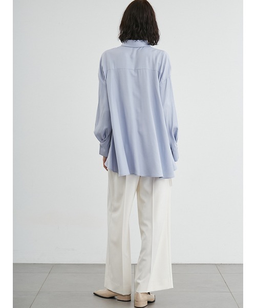 styling/(スタイリング)の「スリットフレア2WAYシャツ(シャツ/ブラウス・レディース・サックスブルー/ライム/ホワイト/カーキ・FREE)」の16枚目の写真