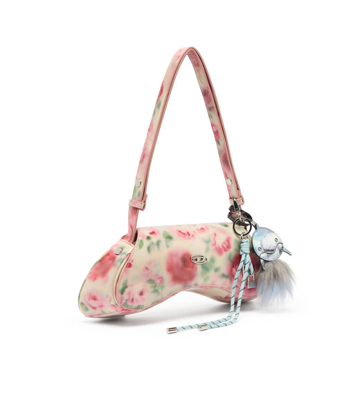 DIESEL（ディーゼル）の「ウィメンズ クロスボディバッグ PLAY CROSSBODY（ショルダーバッグ・レディース・ブルー/マルチ/オレンジ・UNI）」の9枚目の写真