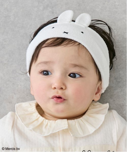 petit main（プティマイン）の「【Miffy】ヘアバンド付き2WAYオール（ロンパース・キッズ・アイボリー/ライトブルー・50-70cm）」の20枚目の写真
