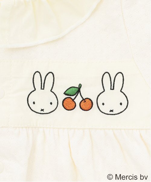 petit main（プティマイン）の「【Miffy】ヘアバンド付き2WAYオール（ロンパース・キッズ・アイボリー/ライトブルー・50-70cm）」の8枚目の写真