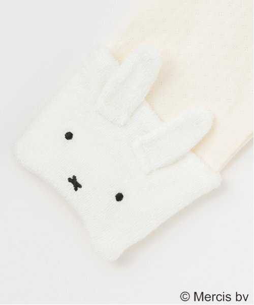 petit main（プティマイン）の「【Miffy】ヘアバンド付き2WAYオール（ロンパース・キッズ・アイボリー/ライトブルー・50-70cm）」の10枚目の写真