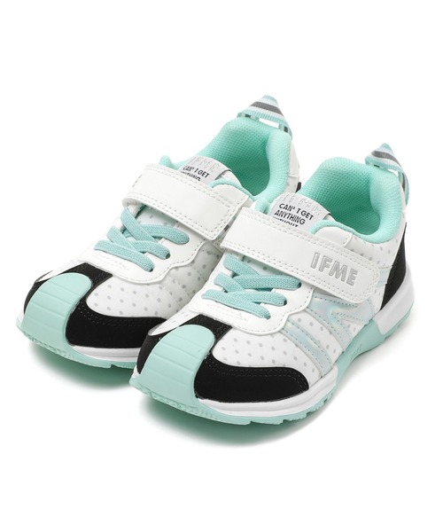 IFME（イフミー）の「KIDS｜IFME joob ゴアベルトスニーカー（スニーカー・キッズ・ベージュ/パープル/グレー/ホワイト・15.0cm/15.5cm/16.0cm/16.5cm/17.0cm/17.5cm/18.0cm/18.5cm/19.0cm/19.5cm/20.0cm/20.5cm/21.0cm）」の2枚目の写真