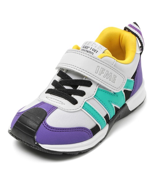 IFME（イフミー）の「KIDS｜IFME joob ゴアベルトスニーカー（スニーカー・キッズ・ベージュ/パープル/グレー/ホワイト・15.0cm/15.5cm/16.0cm/16.5cm/17.0cm/17.5cm/18.0cm/18.5cm/19.0cm/19.5cm/20.0cm/20.5cm/21.0cm）」の6枚目の写真