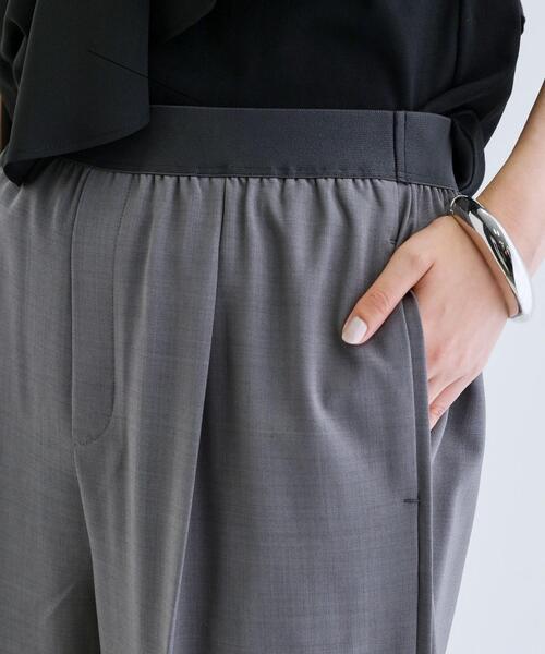 GALLEST(ギャレスト)の「【セットアップ対応】イージーストレートワイドパンツ【カセット服/オケージョン/通勤】(その他パンツ・レディース・チャコールグレー/ベージュ/ブラック/ライトグリーン/ライトグレー系2/キャメル/ブラック系2/チャコール・40/38/36/34)」の16枚目の写真