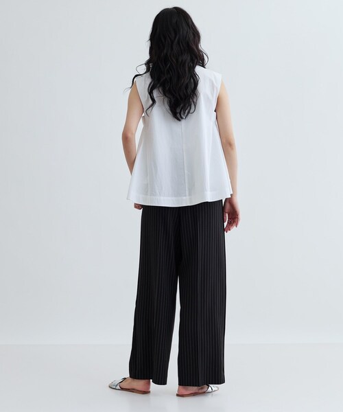 GALLEST(ギャレスト)の「【セットアップ対応】イージーストレートワイドパンツ【カセット服/オケージョン/通勤】(その他パンツ・レディース・チャコールグレー/ベージュ/ブラック/ライトグリーン/ライトグレー系2/キャメル/ブラック系2/チャコール・40/38/36/34)」の19枚目の写真
