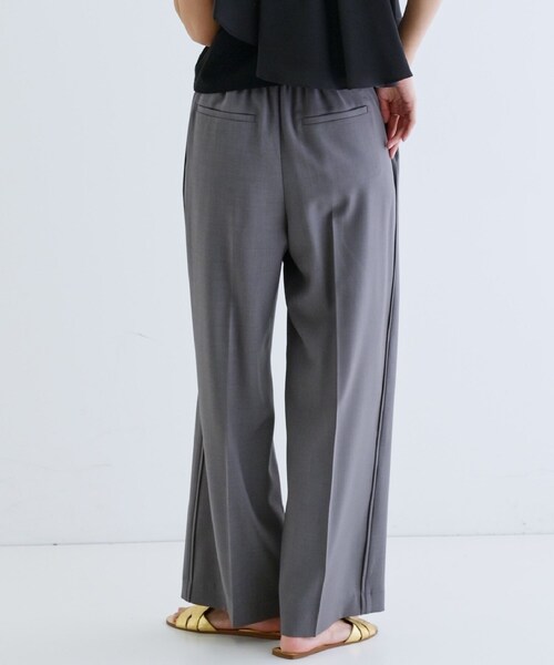 GALLEST（ギャレスト）の「【セットアップ対応】イージーストレートワイドパンツ【カセット服／オケージョン／通勤】（その他パンツ・レディース・チャコールグレー/ベージュ/ブラック/ライトグリーン/ライトグレー系2/キャメル/ブラック系2/チャコール・40/38/36/34）」の10枚目の写真