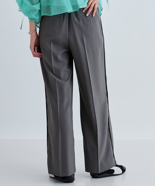 GALLEST（ギャレスト）の「【セットアップ対応】イージーストレートワイドパンツ【カセット服／オケージョン／通勤】（その他パンツ・レディース・チャコールグレー/ベージュ/ブラック/ライトグリーン/ライトグレー系2/キャメル/ブラック系2/チャコール・40/38/36/34）」の18枚目の写真