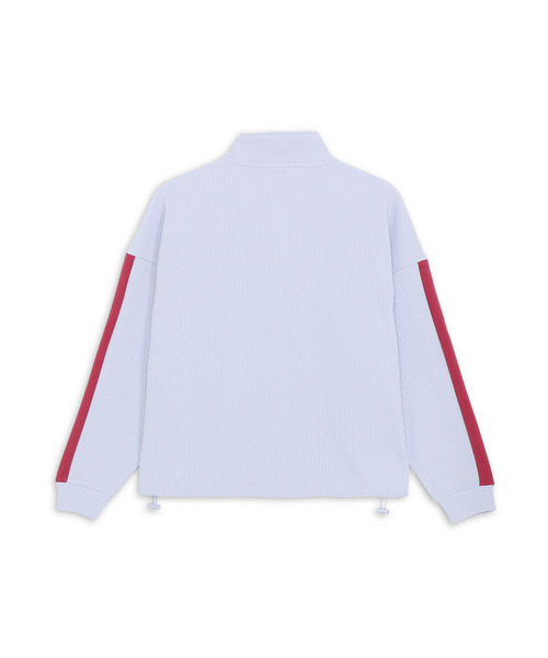 PUMA（プーマ）の「PUMA プーマ ウィメンズ CORE HERITAGE ワッフル トラック ジャケット（ジャージ・レディース・ブルー系その他/オフホワイト・LARGE/MEDIUM/SMALL/X-LARGE）」の6枚目の写真