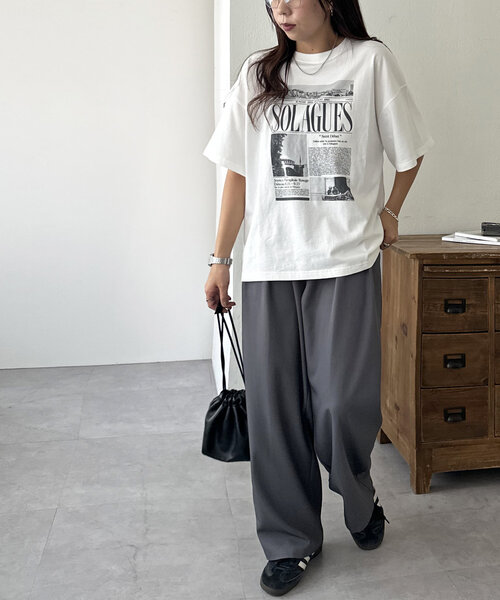 DISCOAT（ディスコート）の「【ユニセックス】アソートニュースペーパーグラフィックTシャツ（Tシャツ/カットソー・レディース・ホワイト系その他/ホワイト/ホワイト系その他2・FREE）」の16枚目の写真