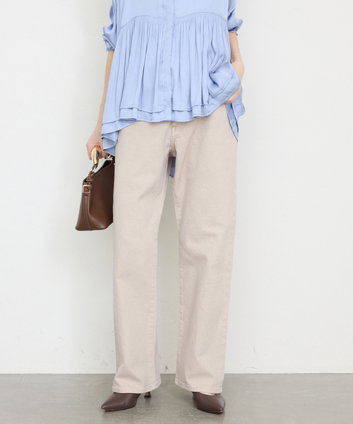 一部店舗・WEB限定カラーあり/追加5》LE DENIM ストレートパンツ