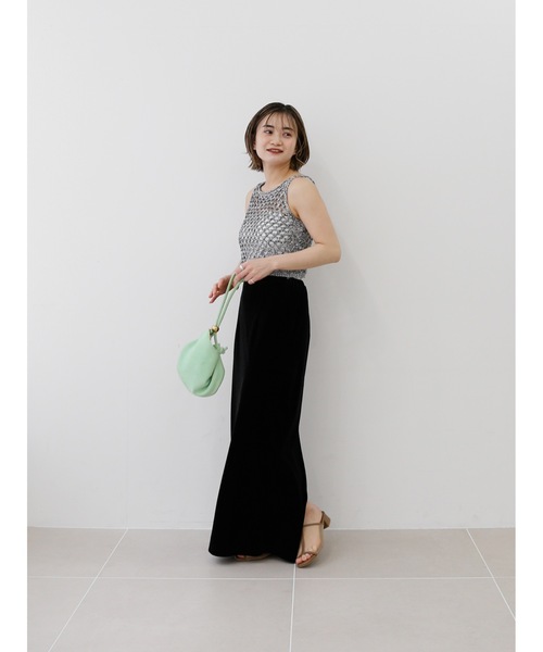 スカート Ronherman Silk Velour Skirt セール】velour I line maxi skirt（スカート）｜Katrin TOKYO