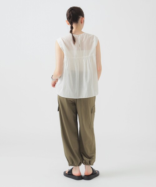 ブラウス シャツ ウェーブ タック ブラウス（S〜M） レディース セール】ウェーブ タック ブラウス（S～M）（シャツ/ブラウス