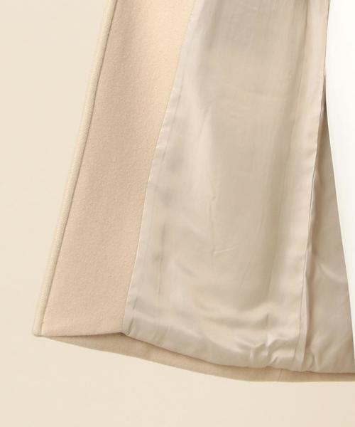 BEAUTY&YOUTH UNITED ARROWS（ビューティーアンドユースユナイテッドアローズ）の「BY ダブルメルトン フードロングコート◆（その他アウター・レディース・ベージュ/オリーブ・SMALL/MEDIUM）」の14枚目の写真