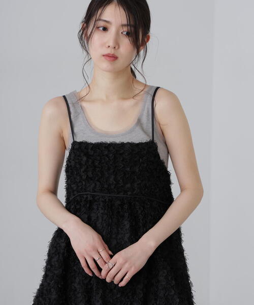 FREE'S MART（フリーズマート）の「◆［MFM］チュールラメタンクカットソー（タンクトップ・レディース・ピンク/ホワイト/グレー系その他2/グレー系その他・FREE）」の8枚目の写真