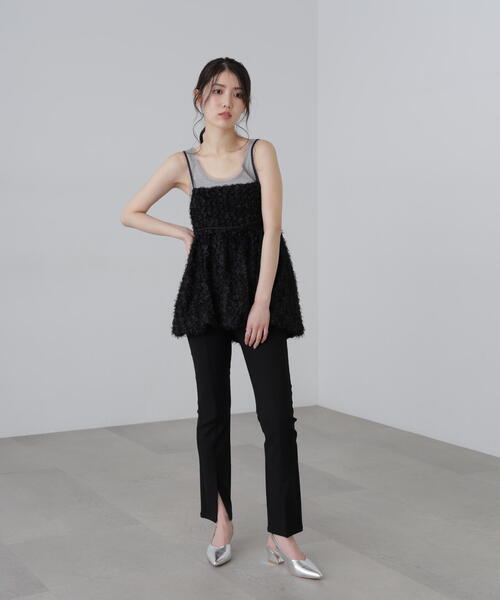 FREE'S MART（フリーズマート）の「◆［MFM］チュールラメタンクカットソー（タンクトップ・レディース・ピンク/ホワイト/グレー系その他2/グレー系その他・FREE）」の13枚目の写真