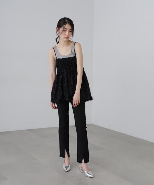 FREE'S MART（フリーズマート）の「◆［MFM］チュールラメタンクカットソー（タンクトップ・レディース・ピンク/ホワイト/グレー系その他2/グレー系その他・FREE）」の14枚目の写真